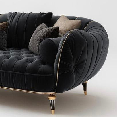 Modern Velvet Tufted Lounge Sofa